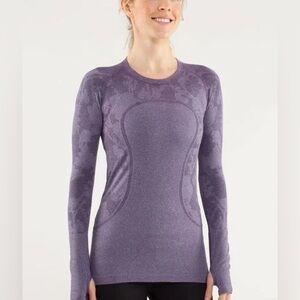 Lululemon Run: Swiftly Tech Long Sleeve *Special Edition Concord Grape
